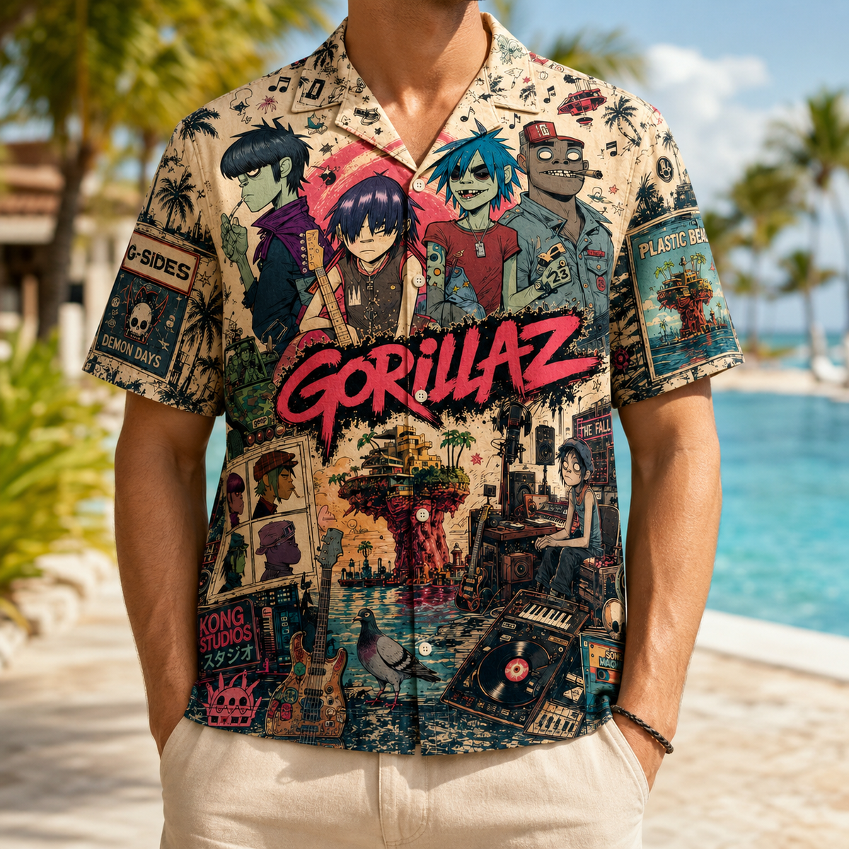 PREMIUM GRL HAWAIIAN SHIRT HQH