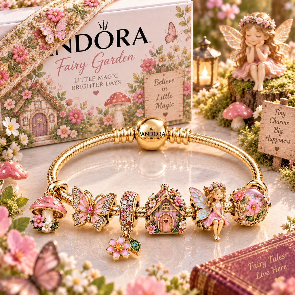 FRG Gold Charm Bracelet Set PTT