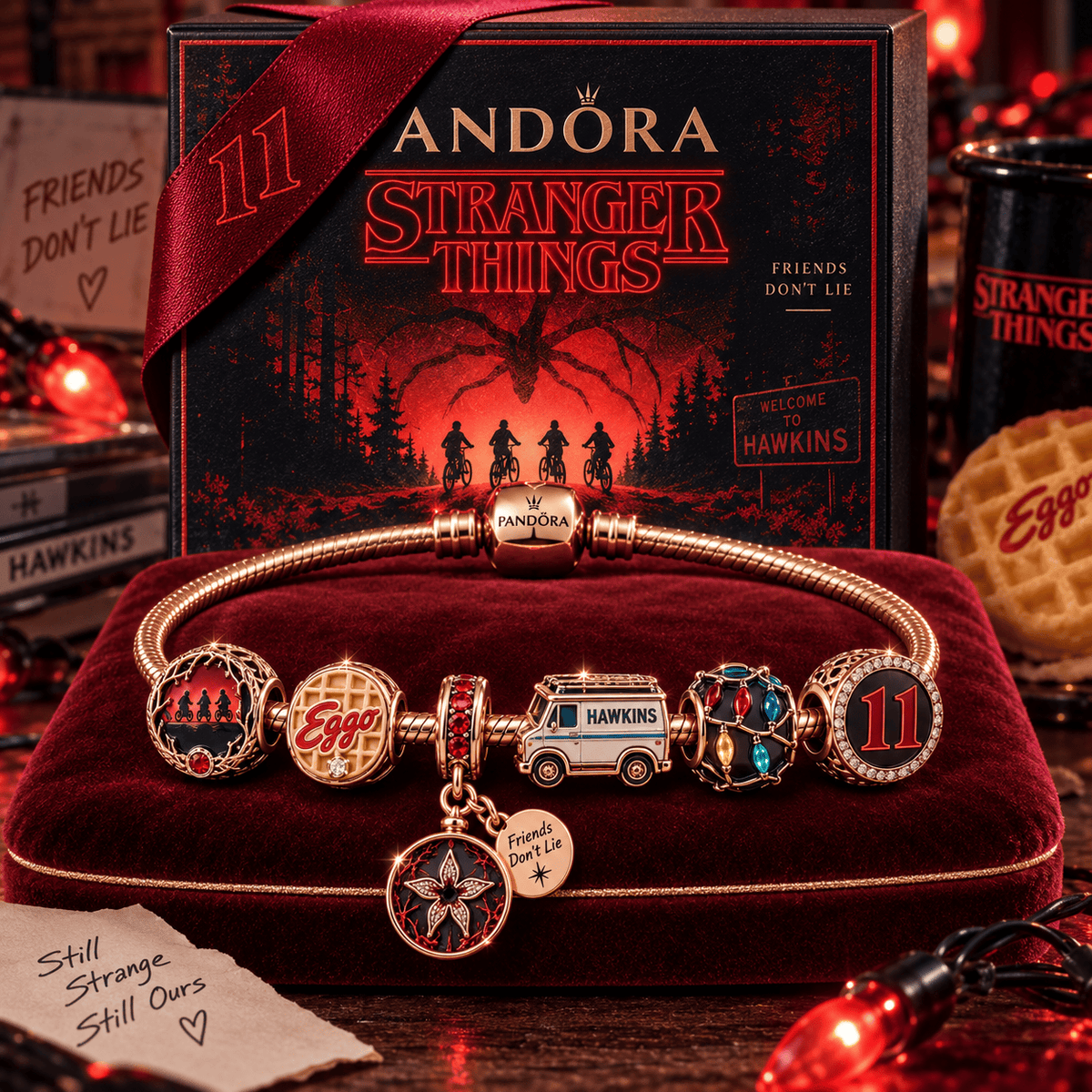 STGT Gold Charm Bracelet Set PNPA