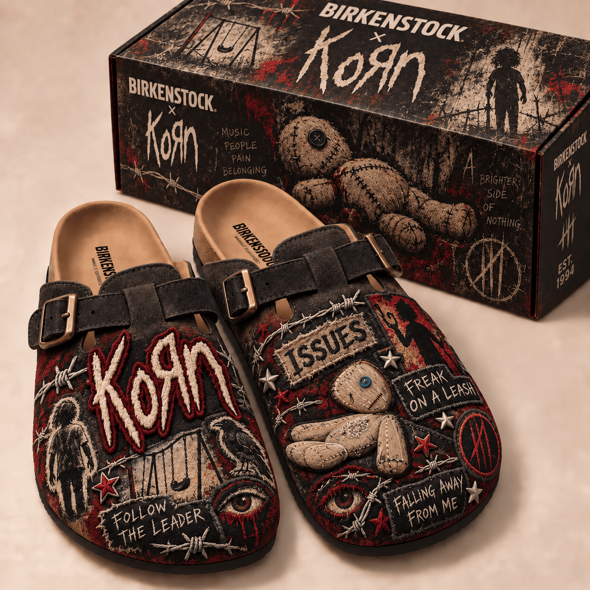 PREMIUM KRN MINK SUEDE CLOGS TTNL