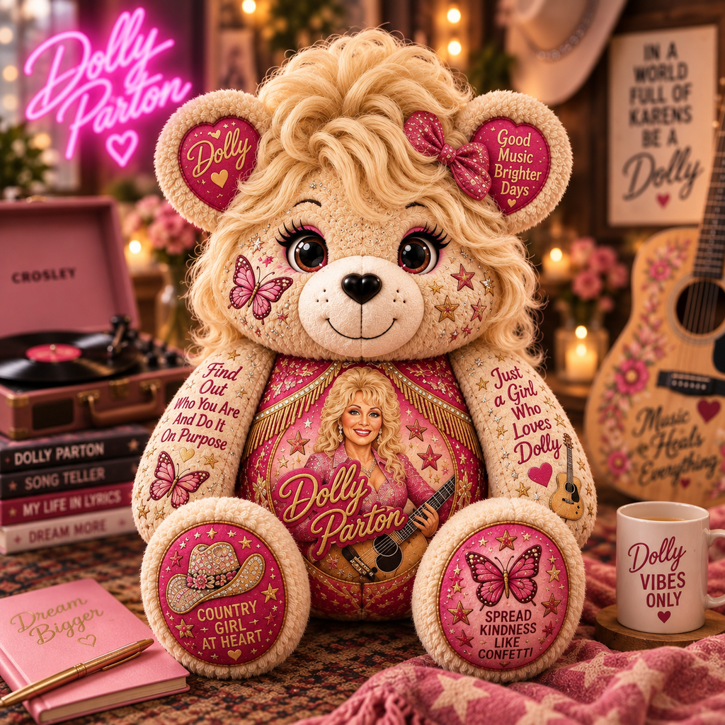 DLPT Bear Custom Shaped Pillow