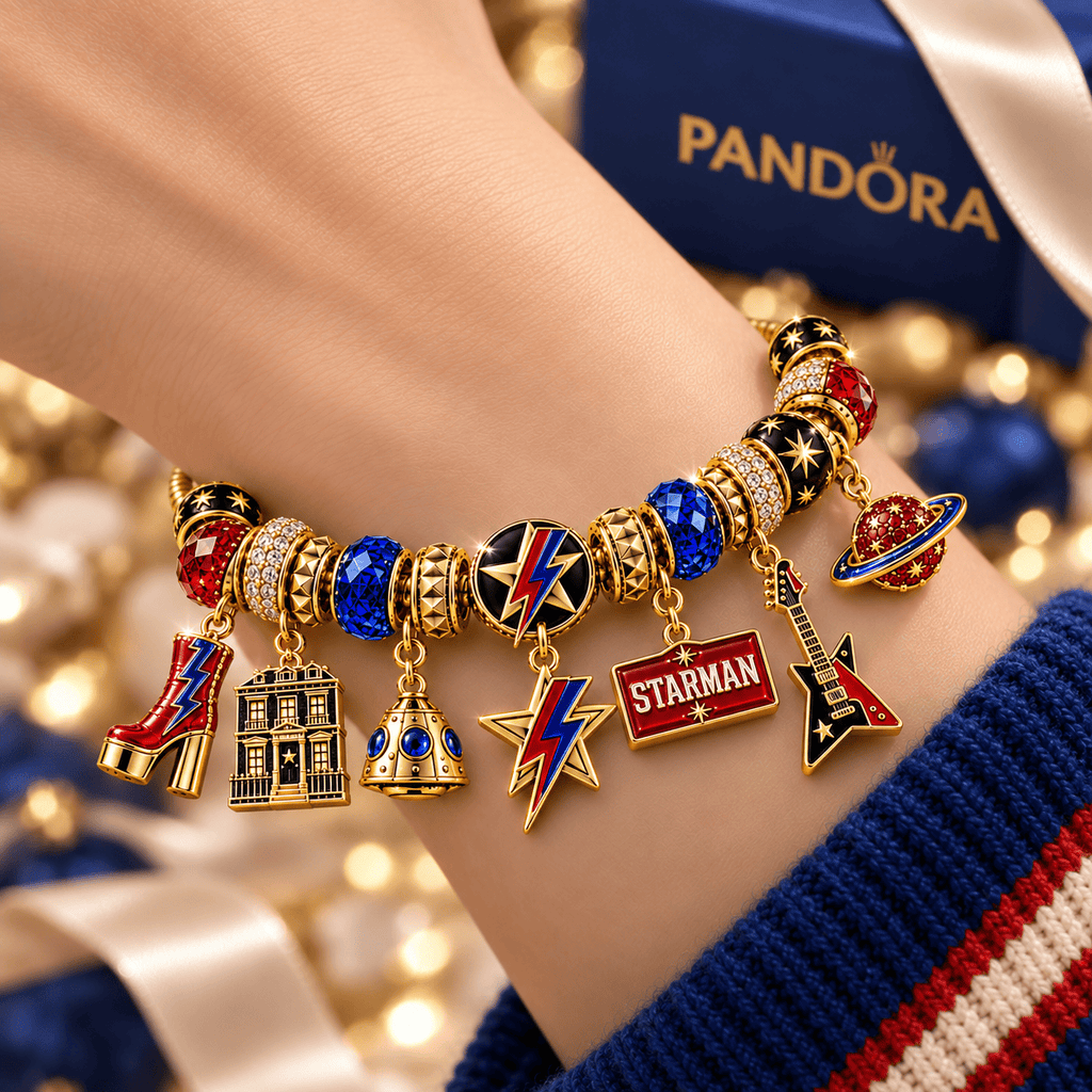 DVB Gold Charm Bracelet Set NHVH