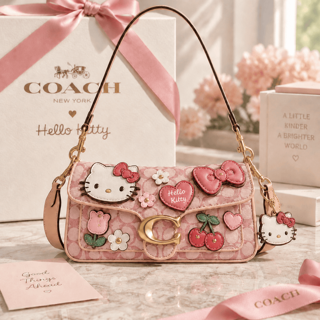 Premium HLKT Coach Shoulder Cross With Charm NPL