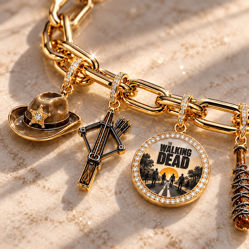 TWKD Gold Charm Bracelet Set BMD