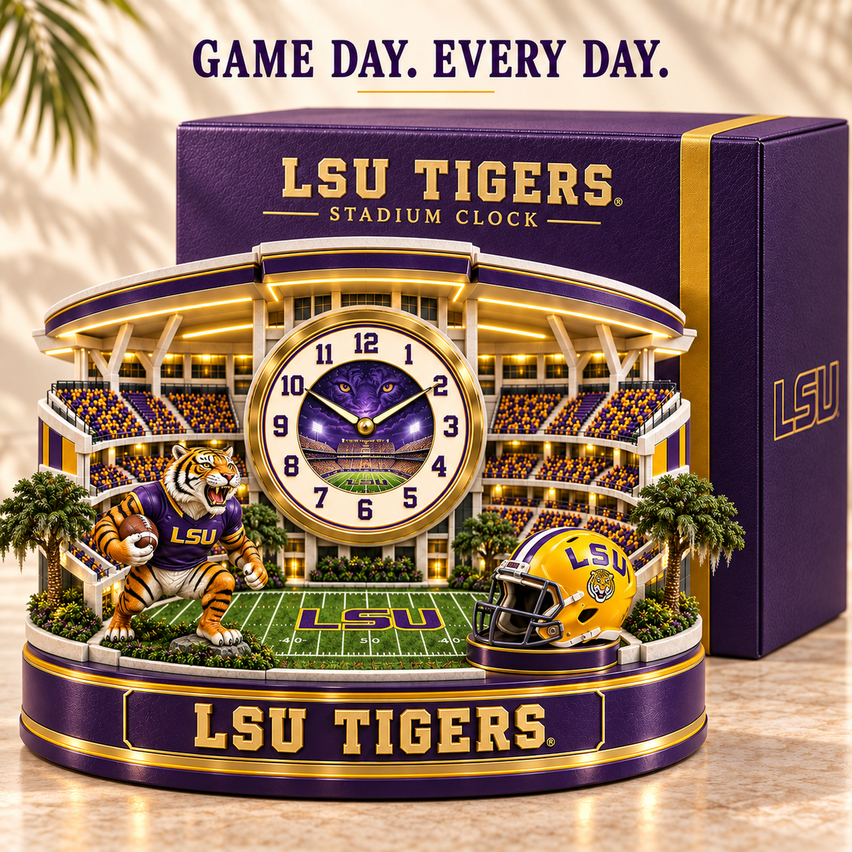 PREMIUM LSUT Home Decorative Table Clock NHVH
