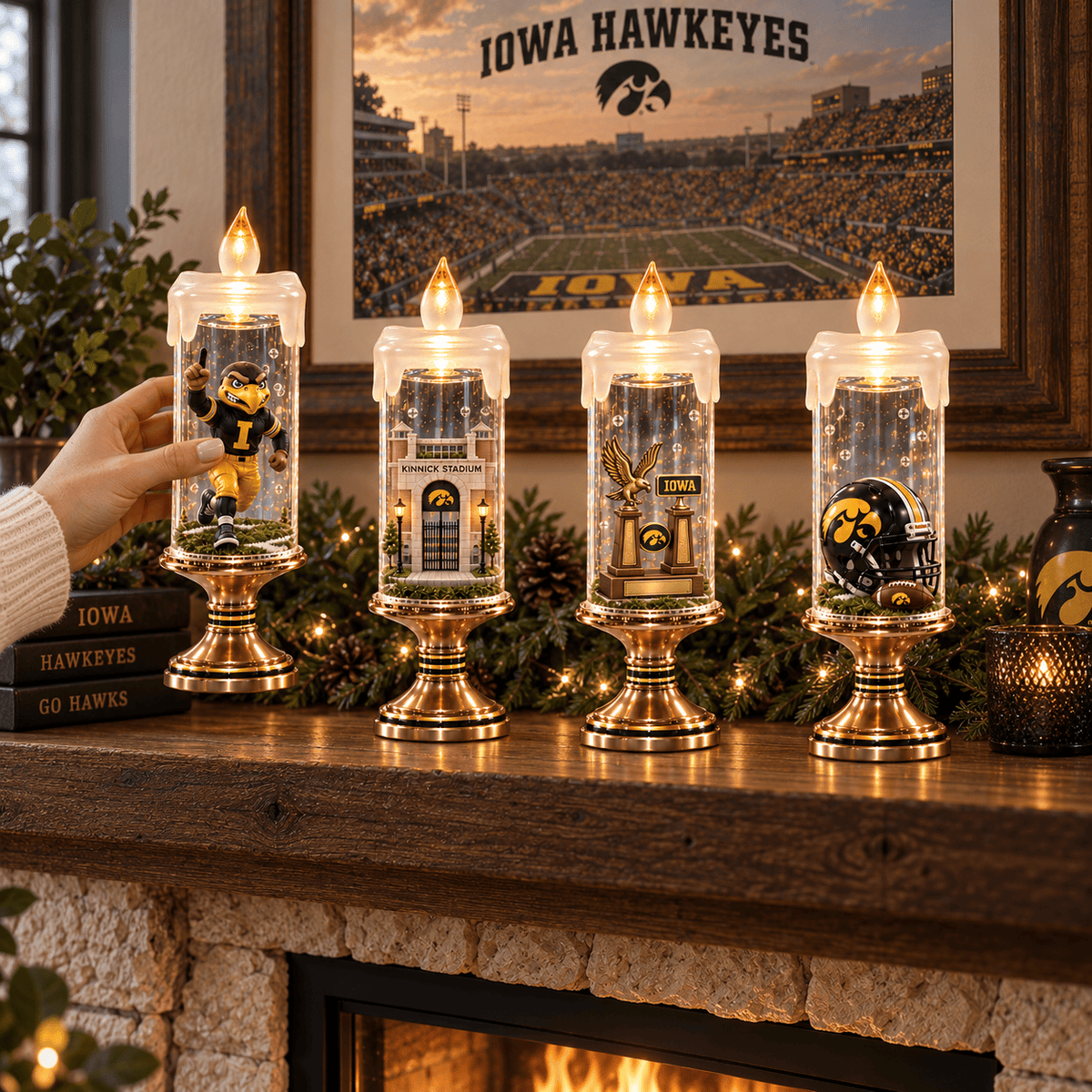 Premium IWHK Candle Ornament Lights TTMH