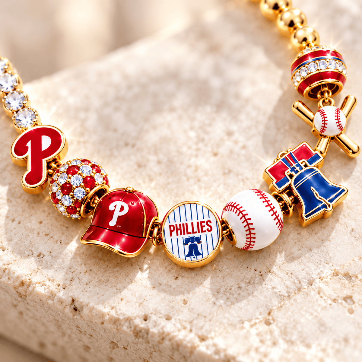 PPP Gold Charm Bracelet Set BMD