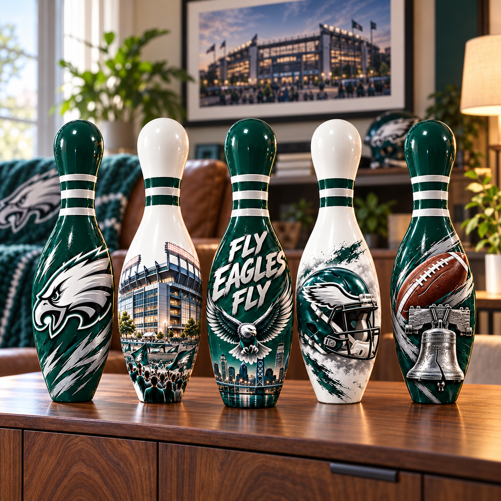 PLDE 5-Piece Decorative Bowling Pin Set PNPA