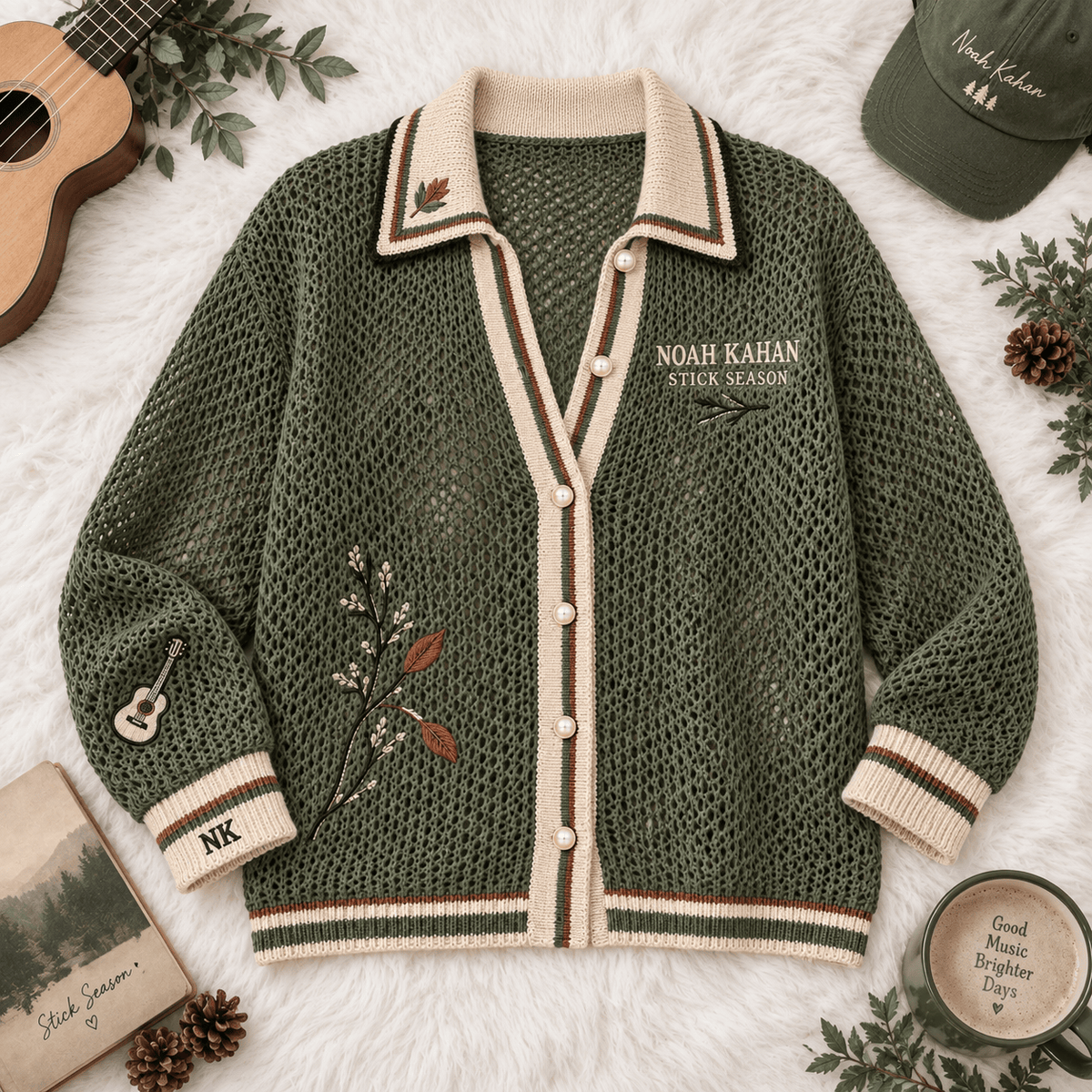 NKH Women’s Open-Knit Cardigan NTKO