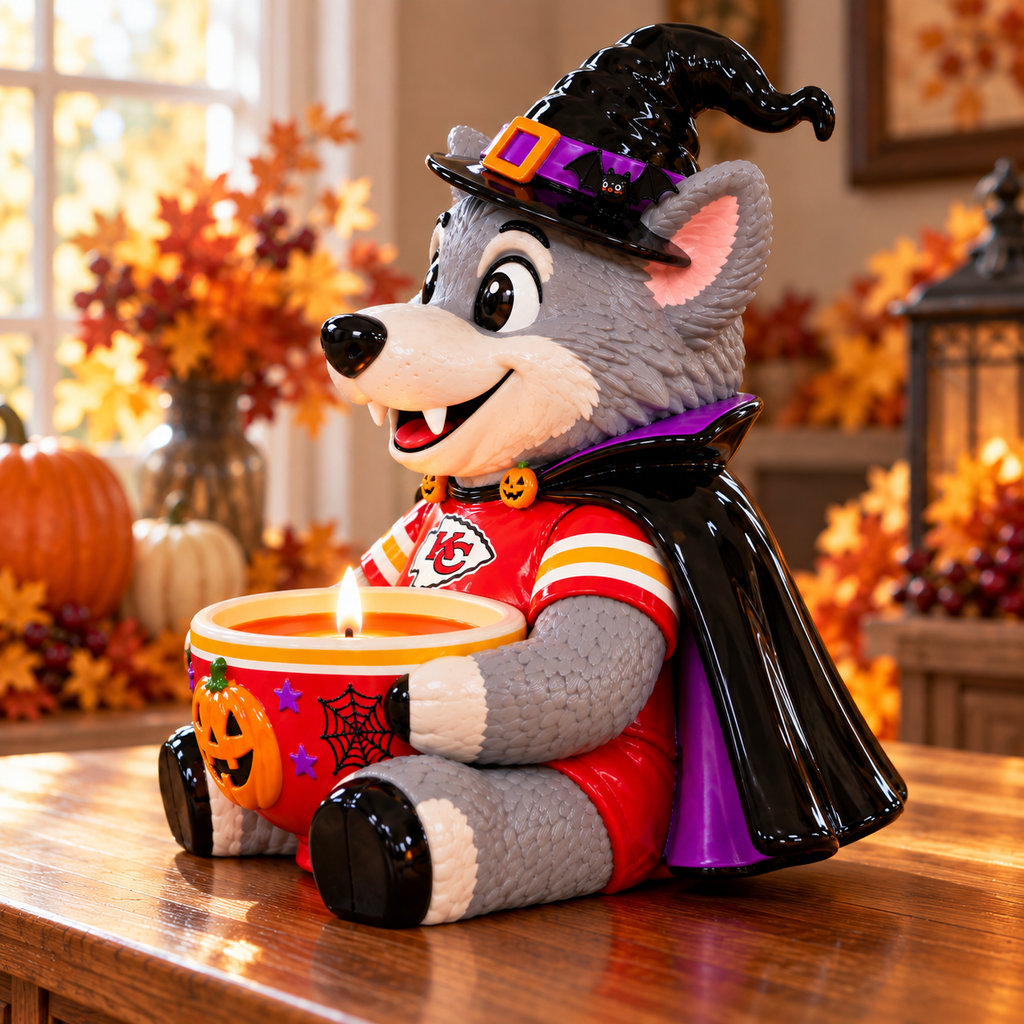 KCC Halloween Candle Holder – Spooky Game Day Decor PNPA