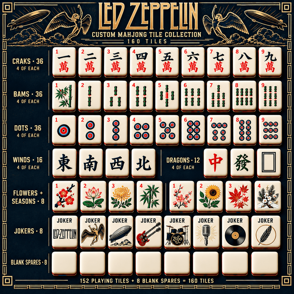 LZPL Premium Mahjong Set – Game Night Edition PNPA