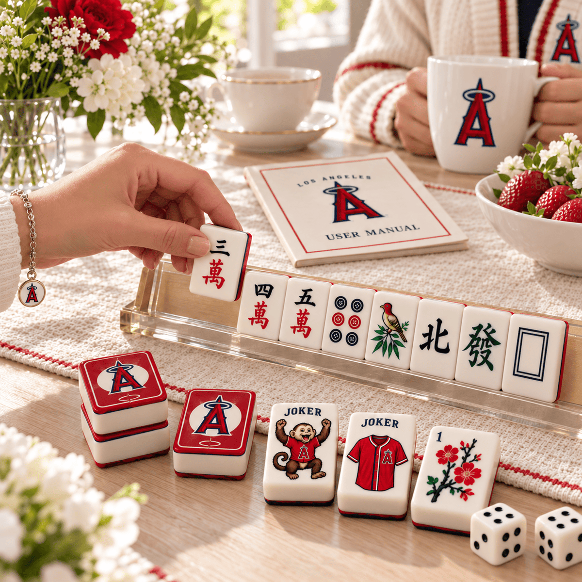 Premium LAA Mahjong Tiles Set TTMH