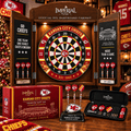 FGT Premium Dartboard Cabinet Set – Wall-Mounted Dart Game PNPA