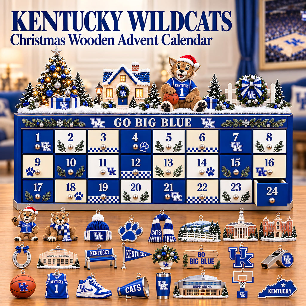 Premium KWC Christmas Wooden Advent Calendar PVNA