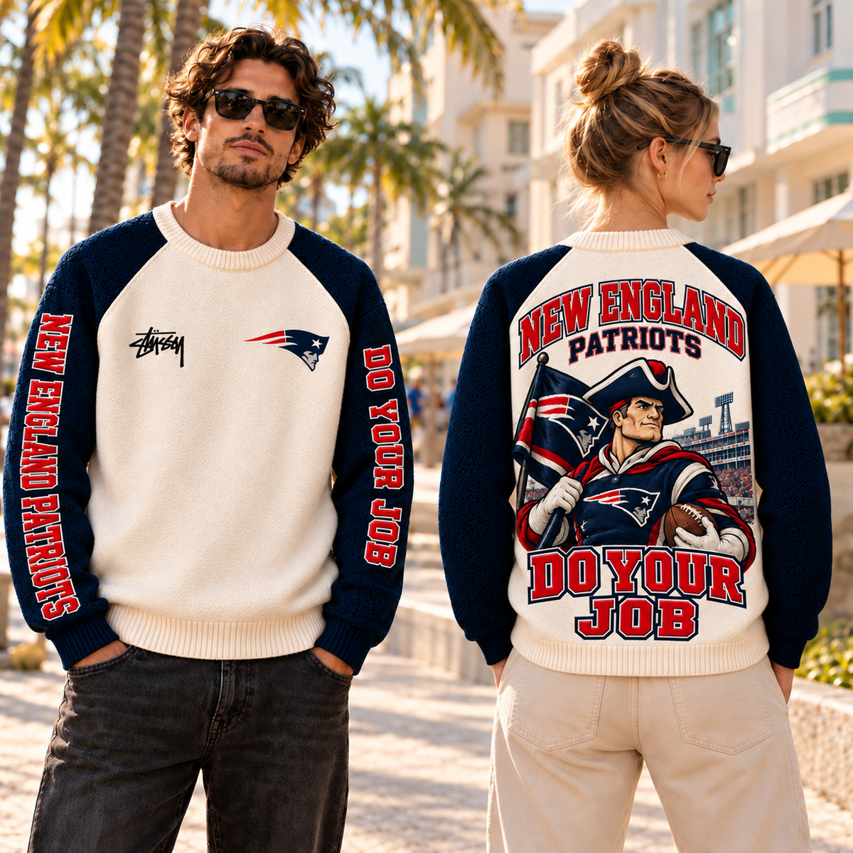 NEP Embroidered Knit Sweater DNBN