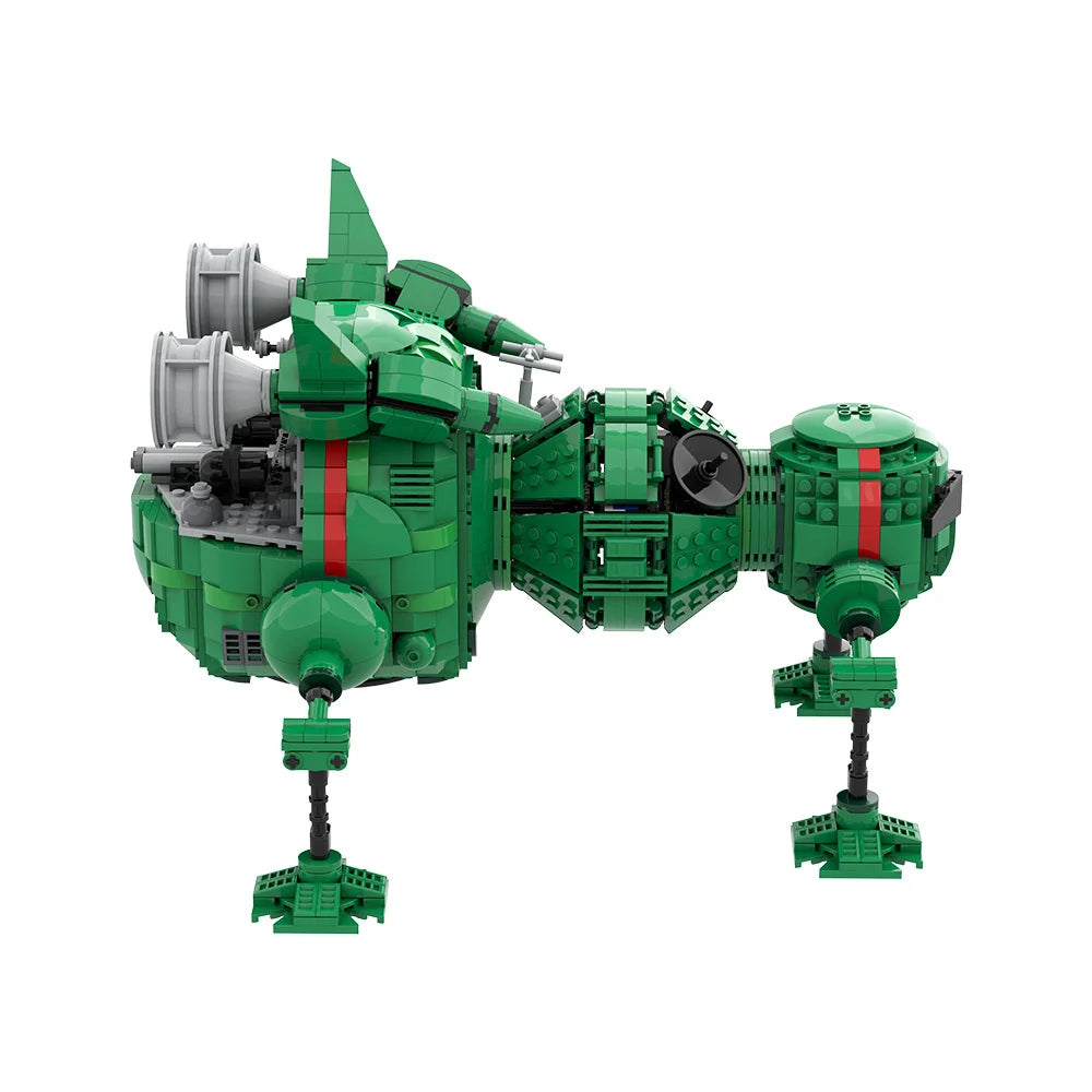 MOC Red Dwarf Starbug 1 Building Blocks Comedy Sci-Fi TV Insect Model Shuttlecraft Spaceship Brick Toy Adult Gift