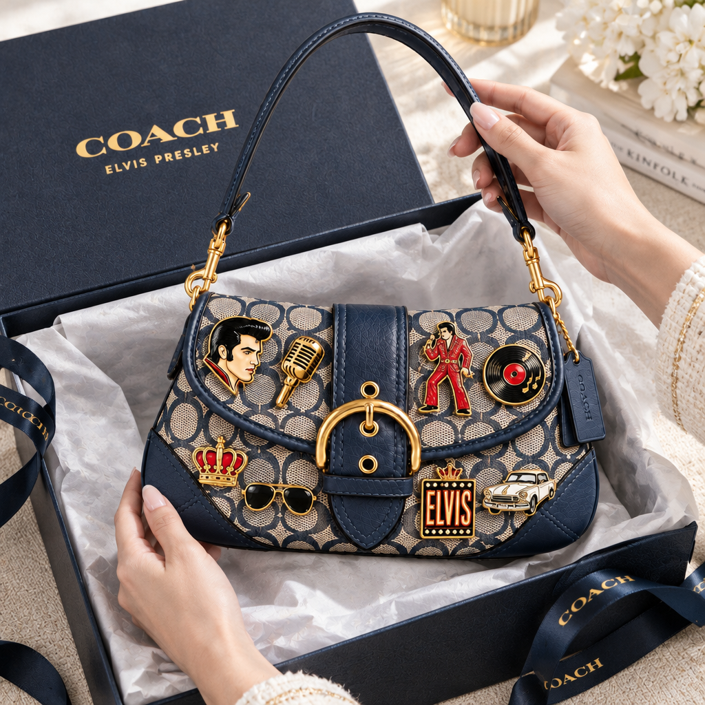 Elvis Presley Soho Bag With Charm