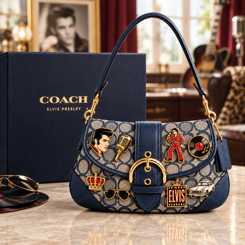 Elvis Presley Soho Bag With Charm