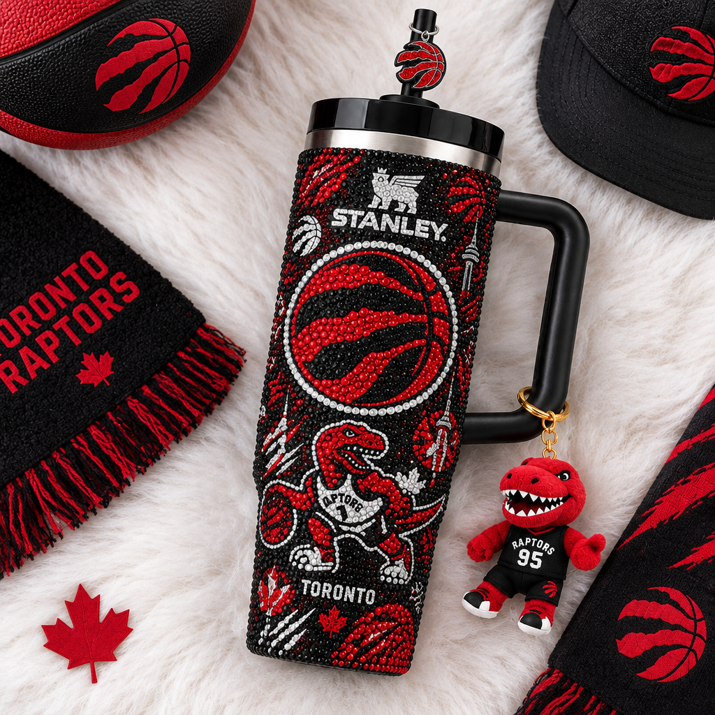 Toronto Raptors 40oz Tumbler With Handle TTNL